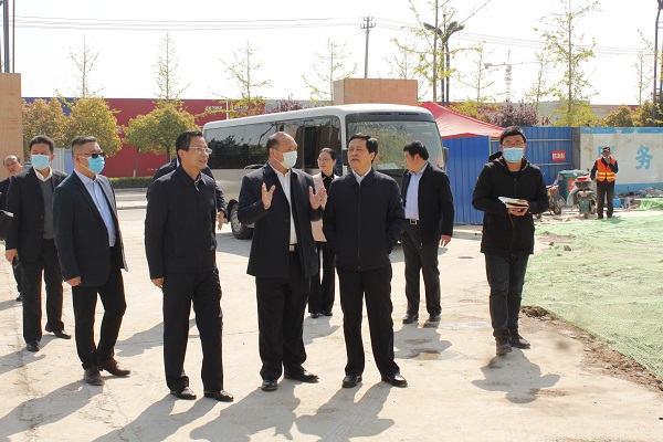 宿州市委书记史翔一行到徽盐地产泗县项目调研复工复产工作