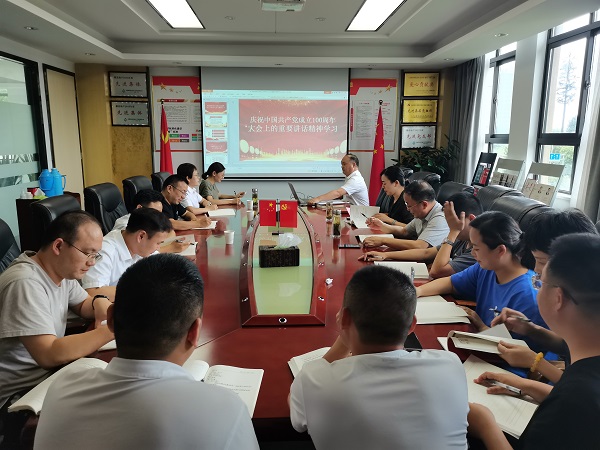徽盐地产六安项目党支部开展党史宣讲活动
