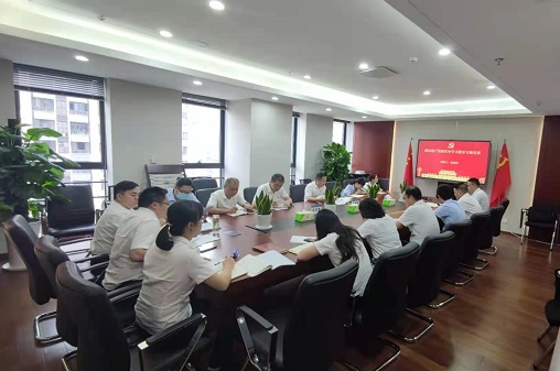 杨蔚峰督导徽盐地产集团机关支部专题组织生活会